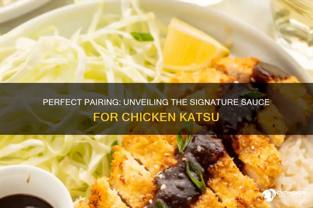 what sauce comes with chicken katsu