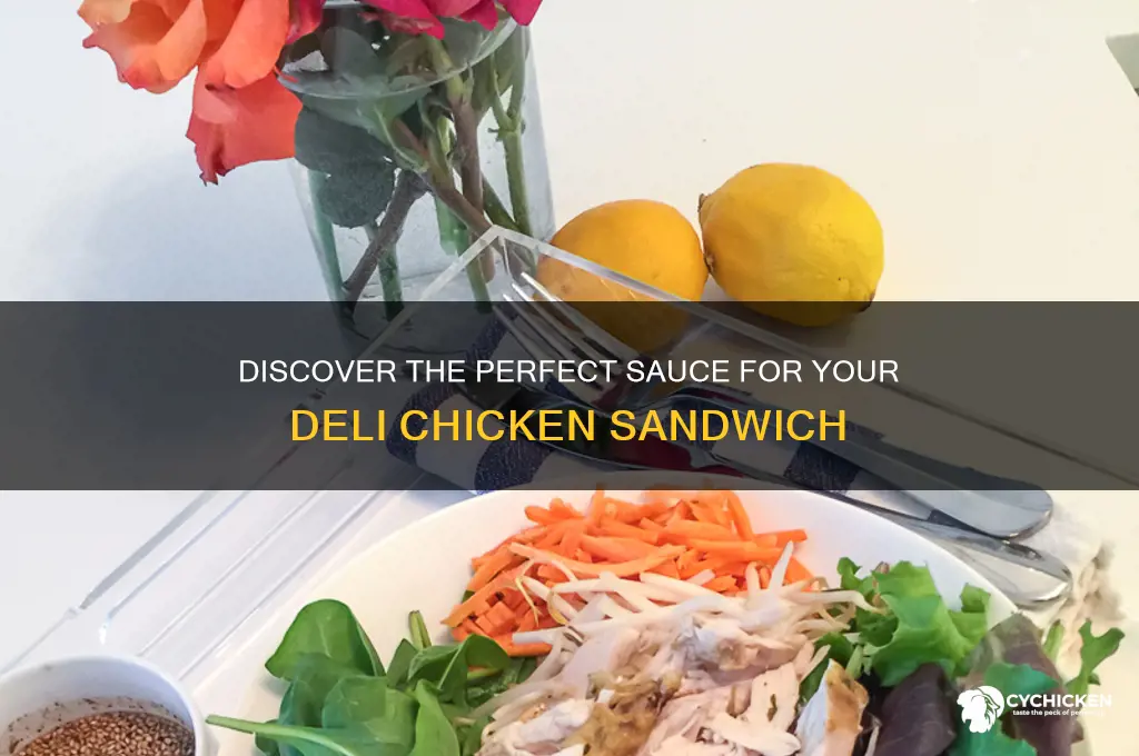 what sauce deli chicken sandwich