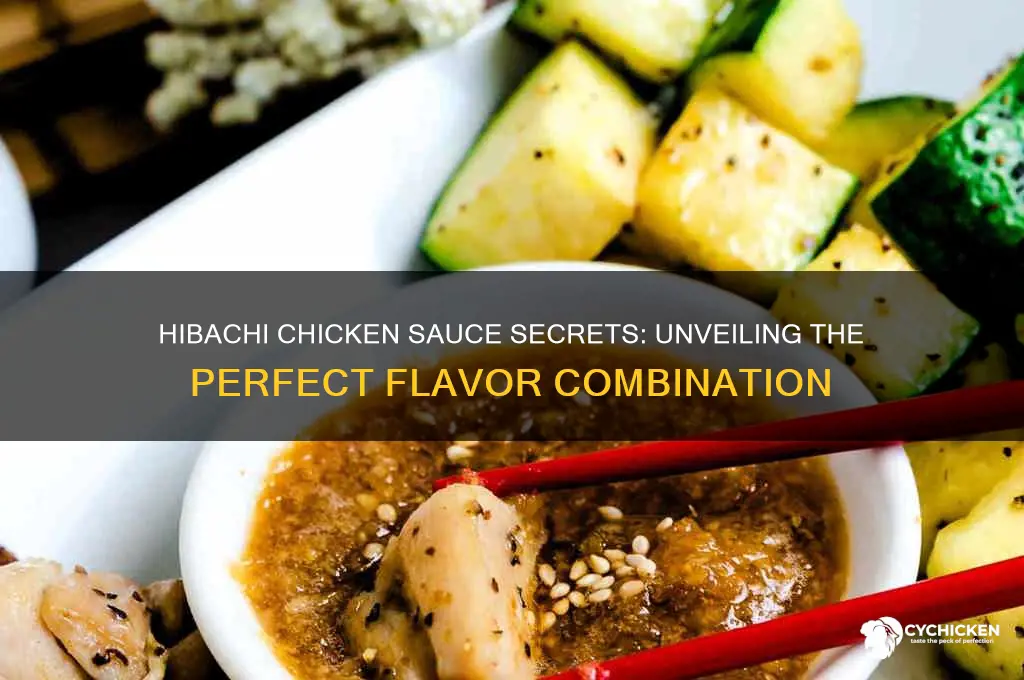 what sauce do they put on hibachi chicken