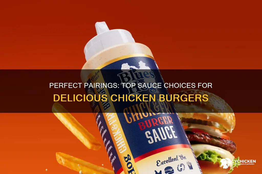 what sauce do you put on chicken burgers