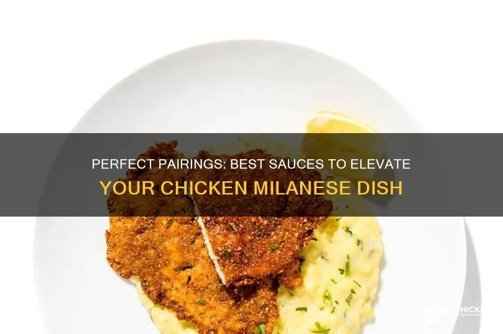 what sauce do you serve with chicken milanese