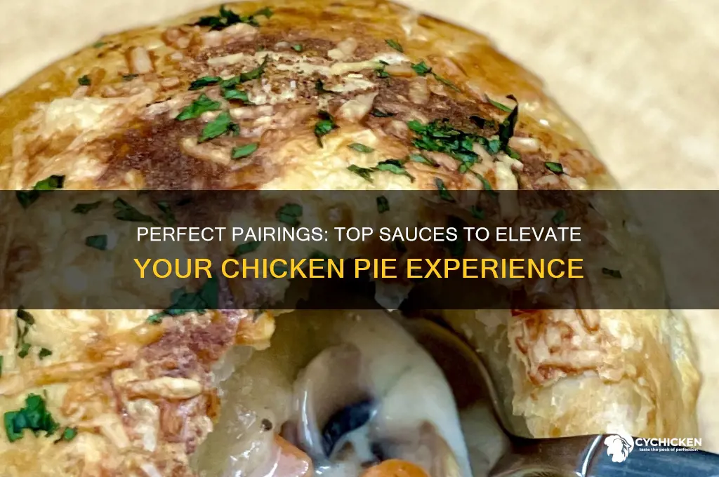 what sauce goes well with chicken pie