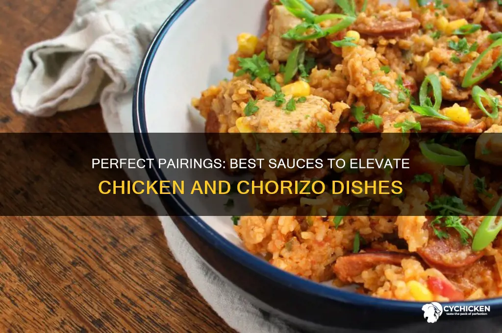what sauce goes with chicken and chorizo
