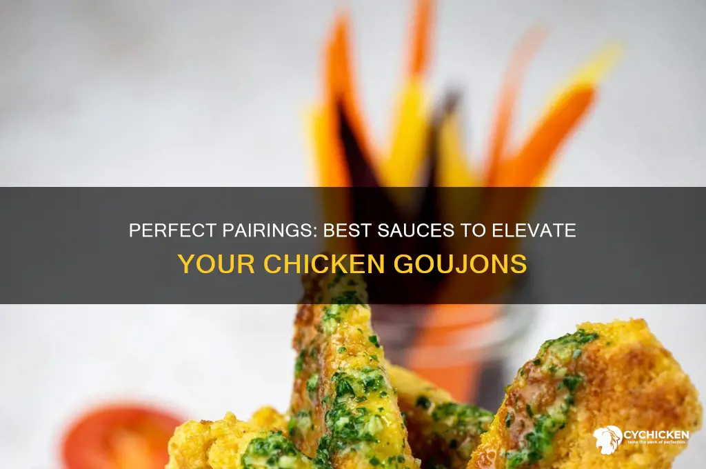 what sauce goes with chicken goujons