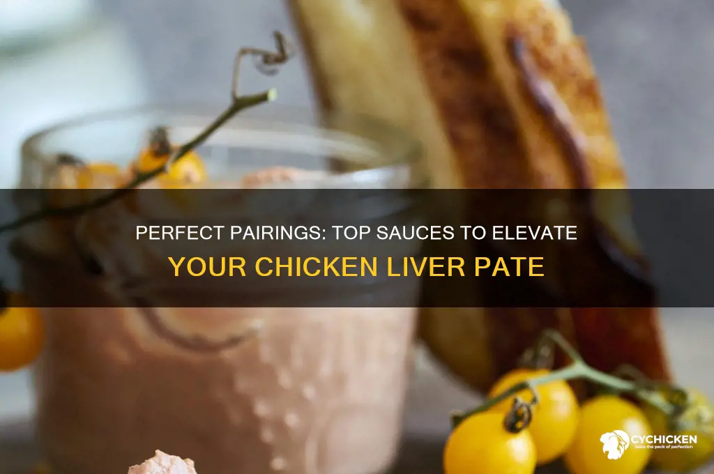 what sauce goes with chicken liver pate