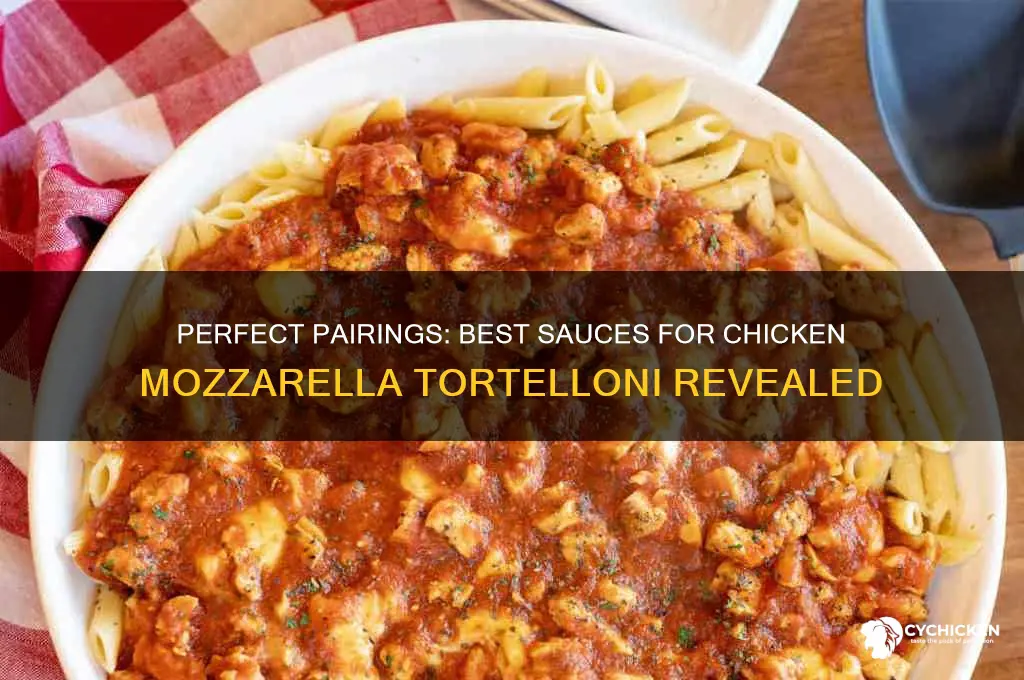 what sauce goes with chicken mozzarella tortelloni