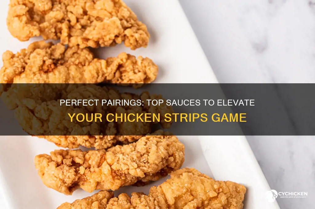 what sauce goes with chicken strips