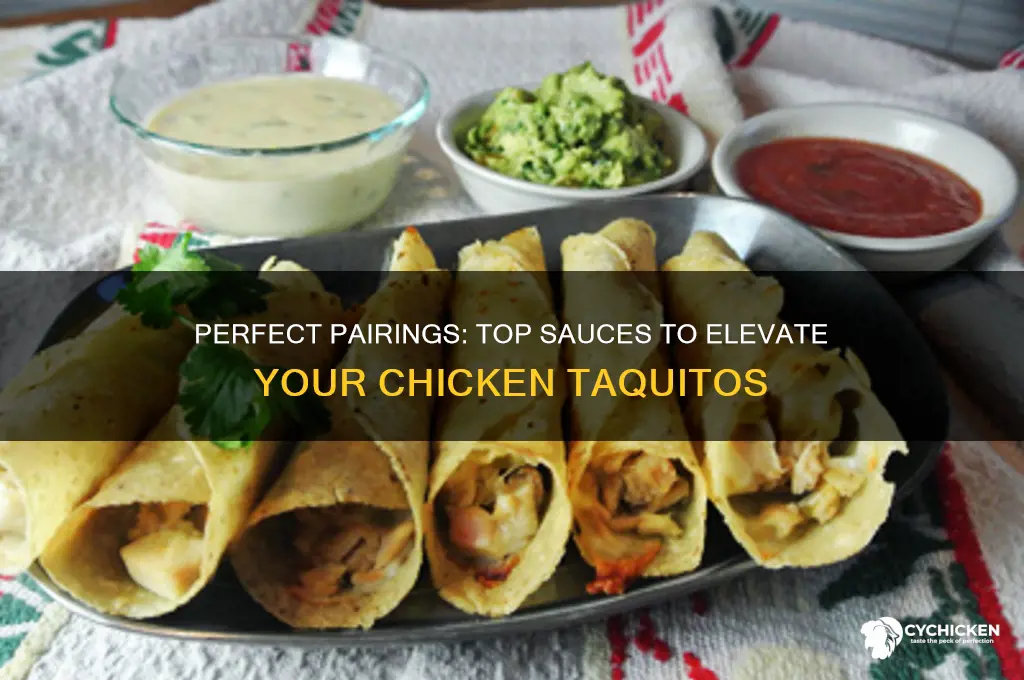 what sauce goes with chicken taquitos