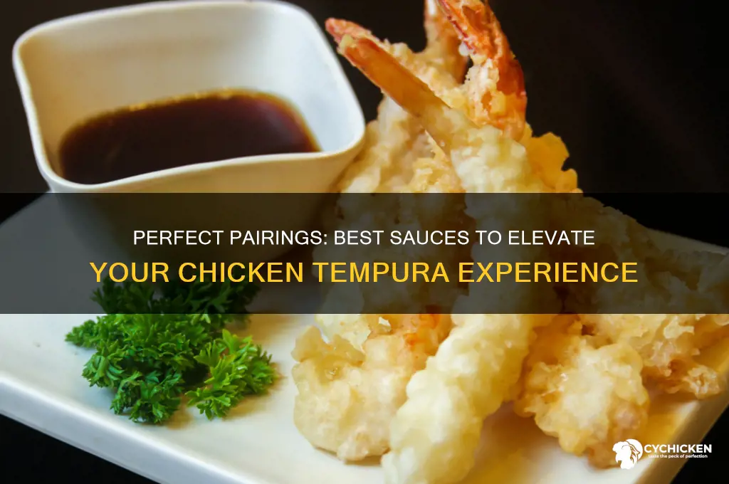 what sauce goes with chicken tempura