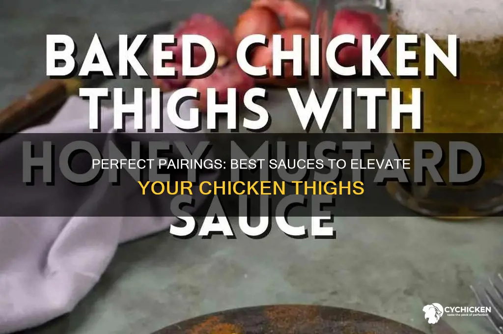 what sauce goes with chicken thighs