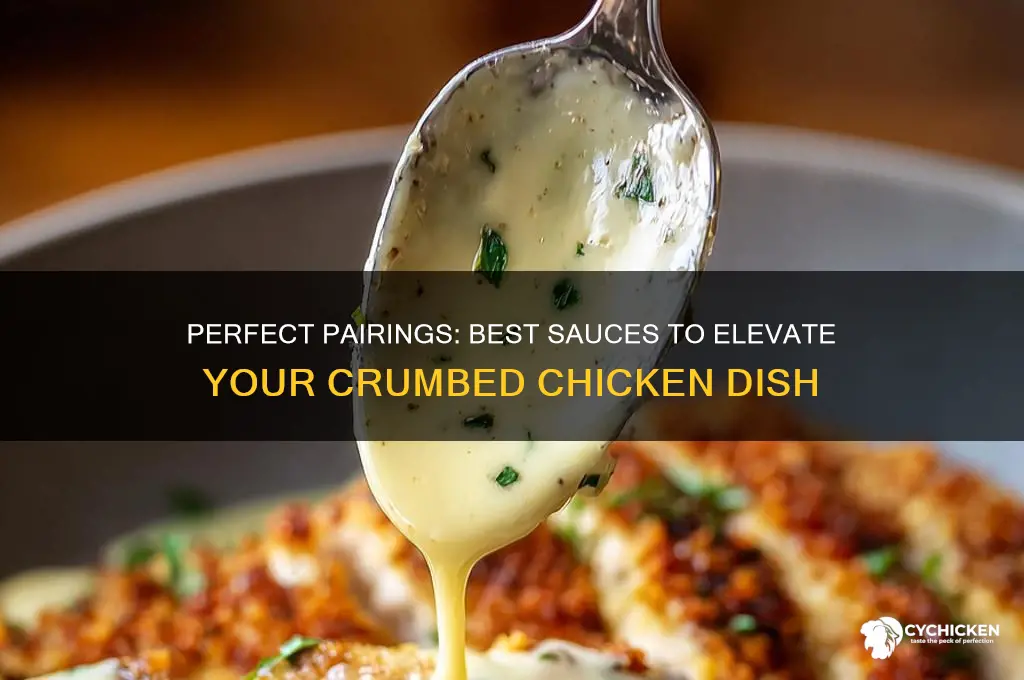 what sauce goes with crumbed chicken