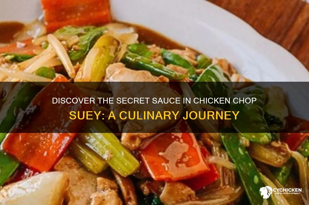 what sauce is in chicken chop suey