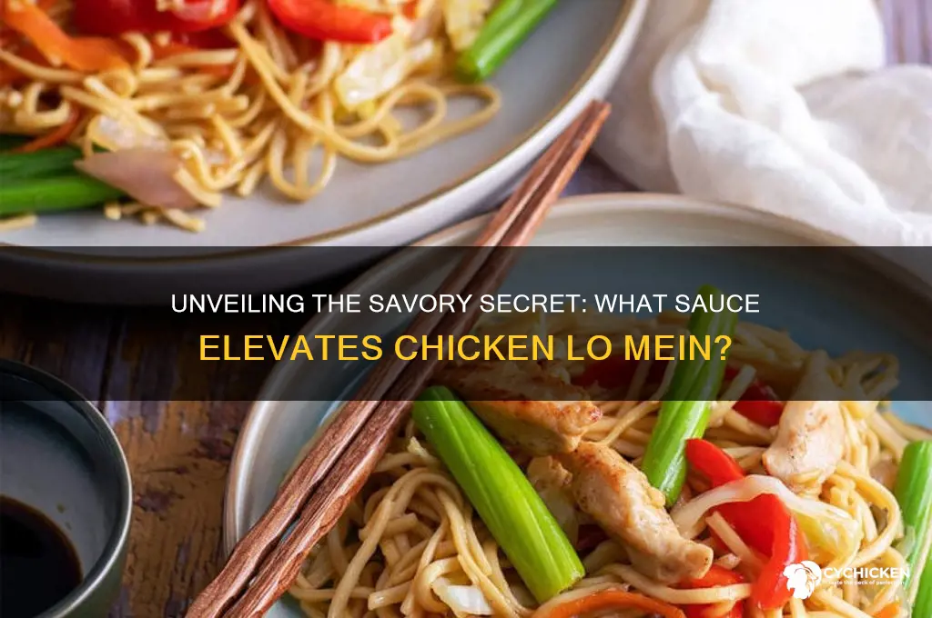 what sauce is in chicken lo mein
