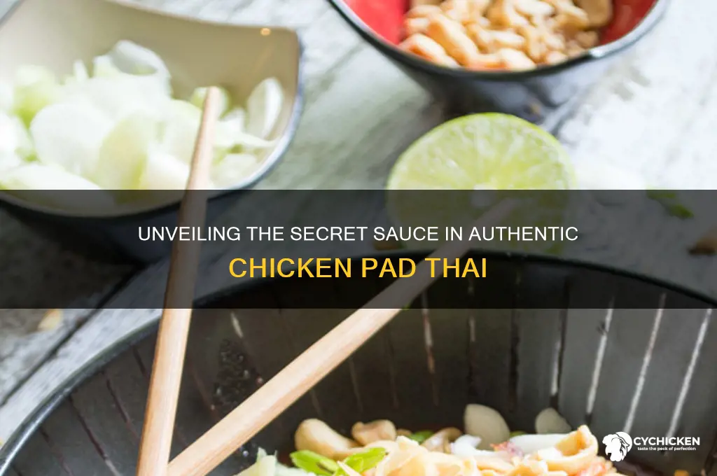 what sauce is in chicken pad thai