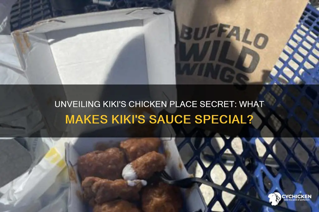 what sauce is kikis sauce from kiki