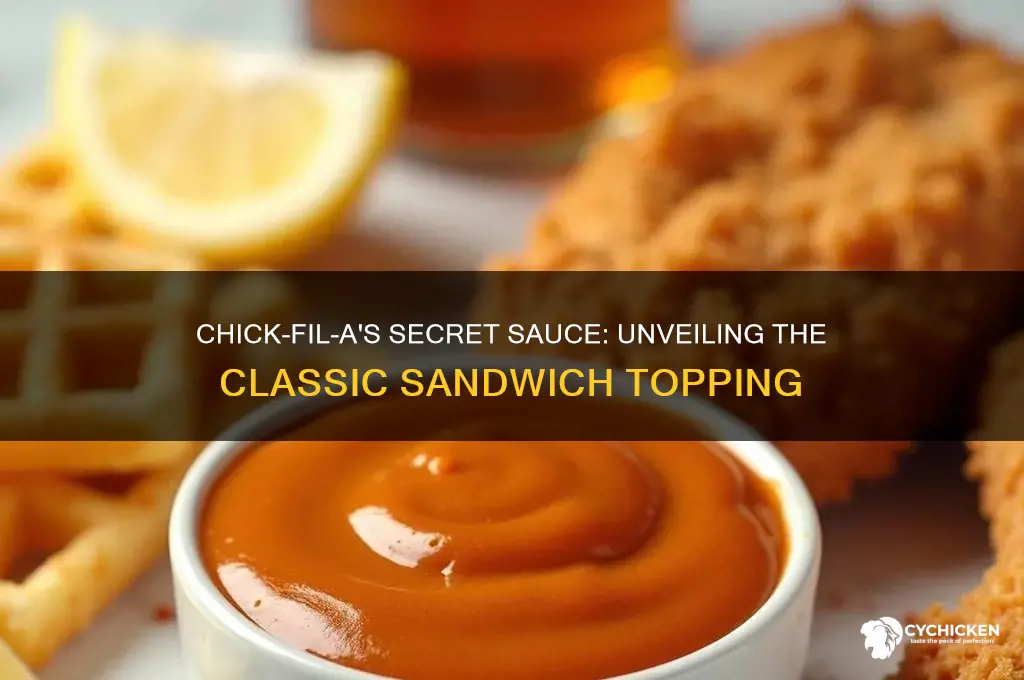 what sauce is on a chick fil a sandwich