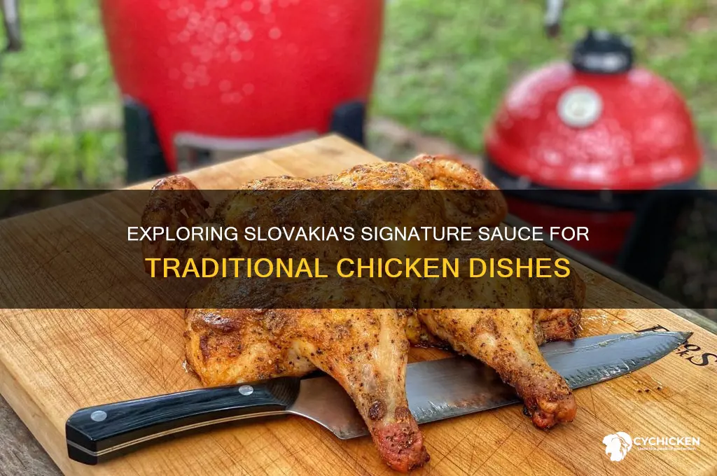 what sauce is on a chicken slovakia