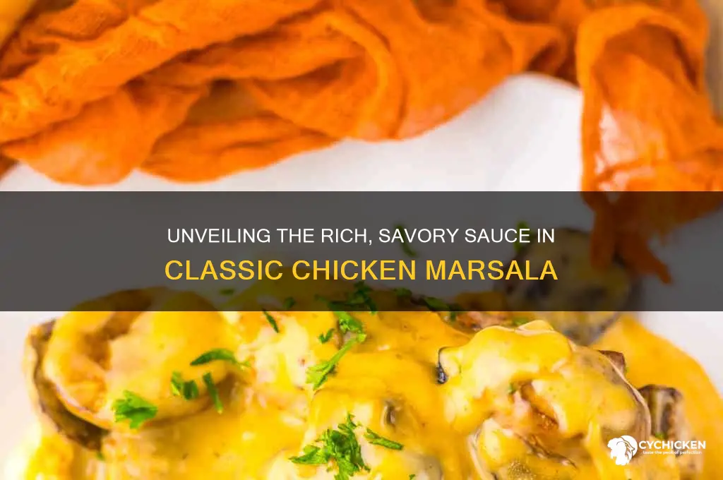 what sauce is on chicken marsala