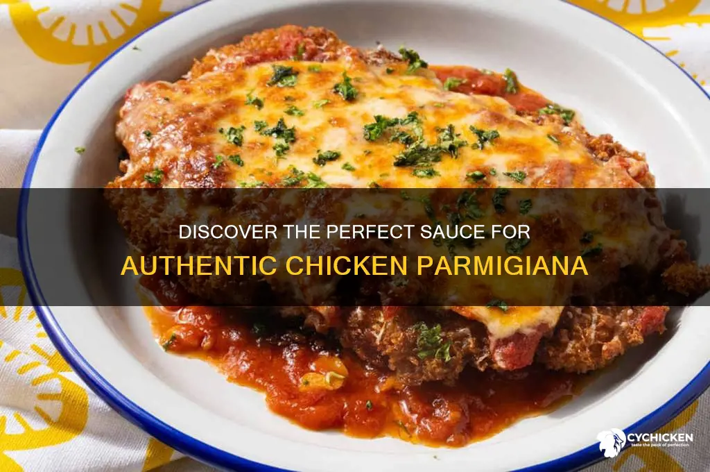 what sauce is on chicken parmigiana