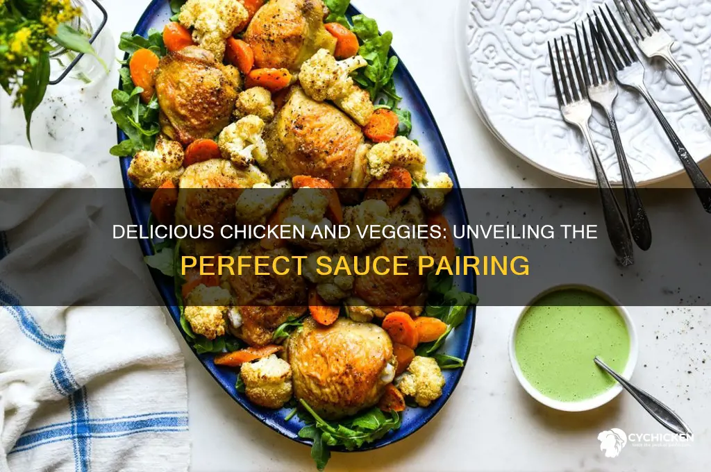 what sauce is on chicken with mixed vegetables