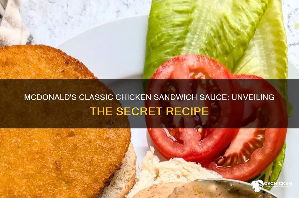 what sauce is on mcdonald