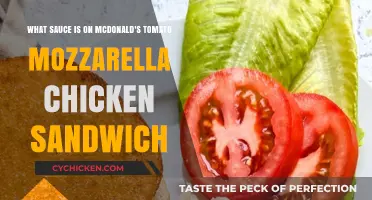 McDonald's Tomato Mozzarella Chicken Sandwich Sauce Revealed: A Tasty Secret
