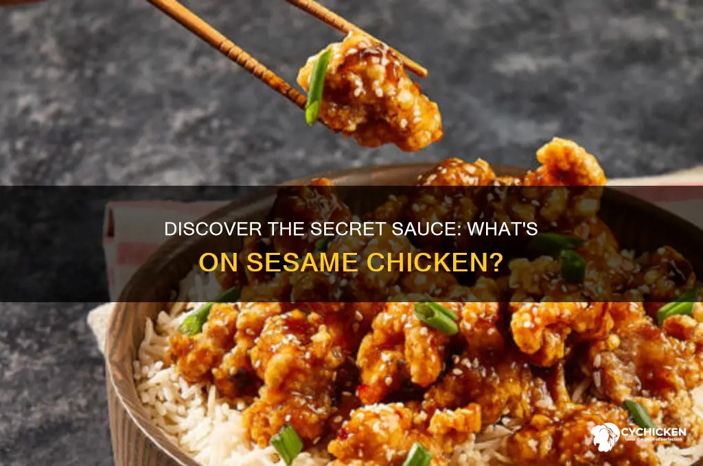 what sauce is on sesame chicken