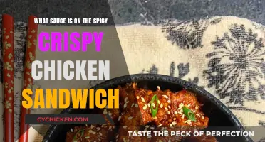 Unveiling the Fiery Sauce on the Spicy Crispy Chicken Sandwich