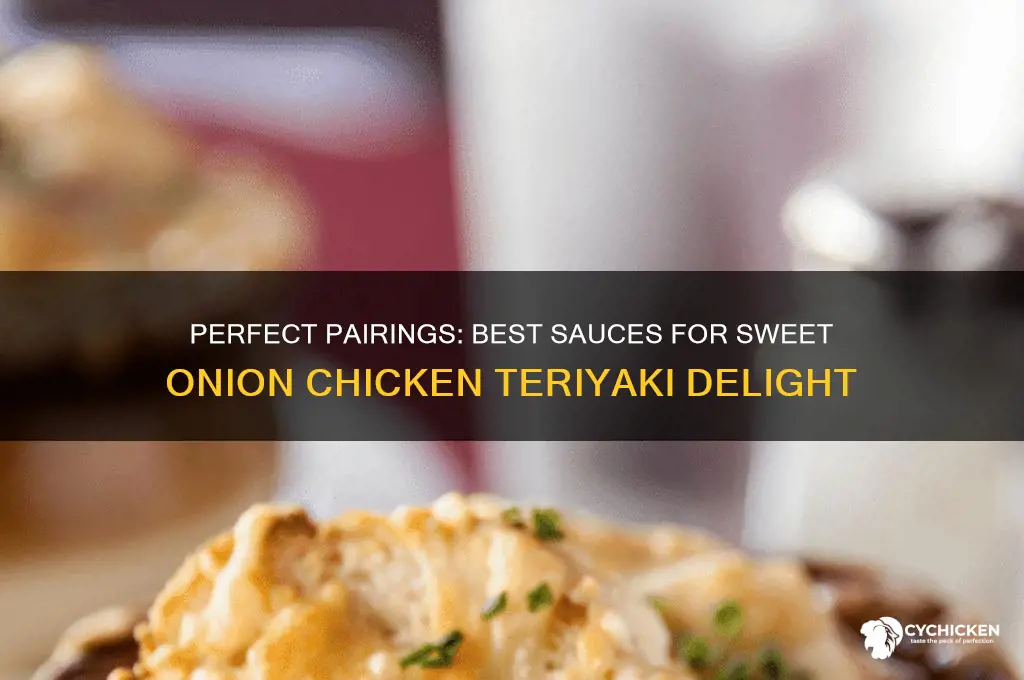 what sauce to put on sweet onion chicken teriyaki