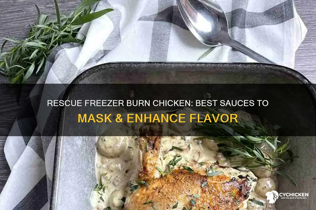 what sauce will cover freezer burn chicken