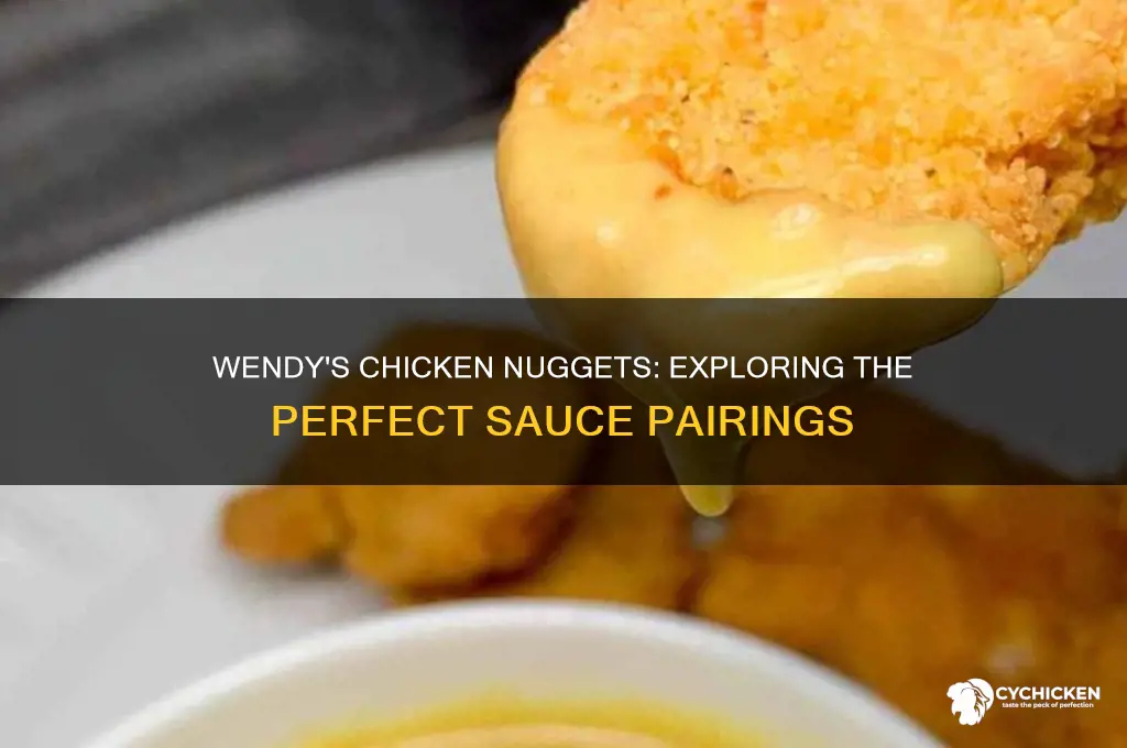 what sauces are served withwendy