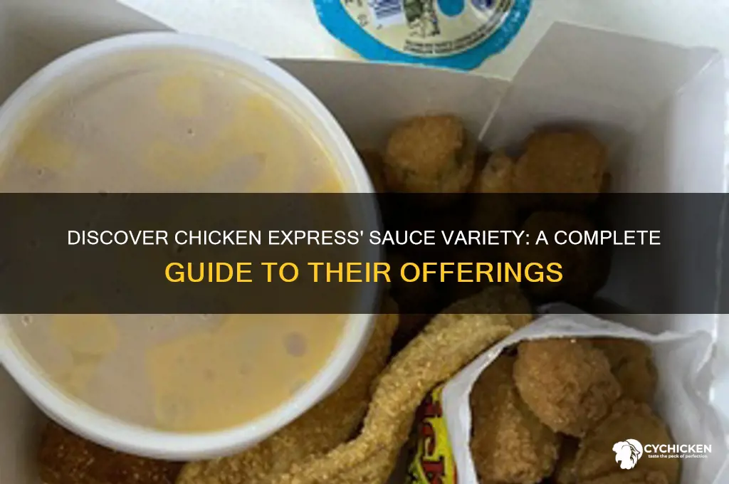 what sauces does chicken express have