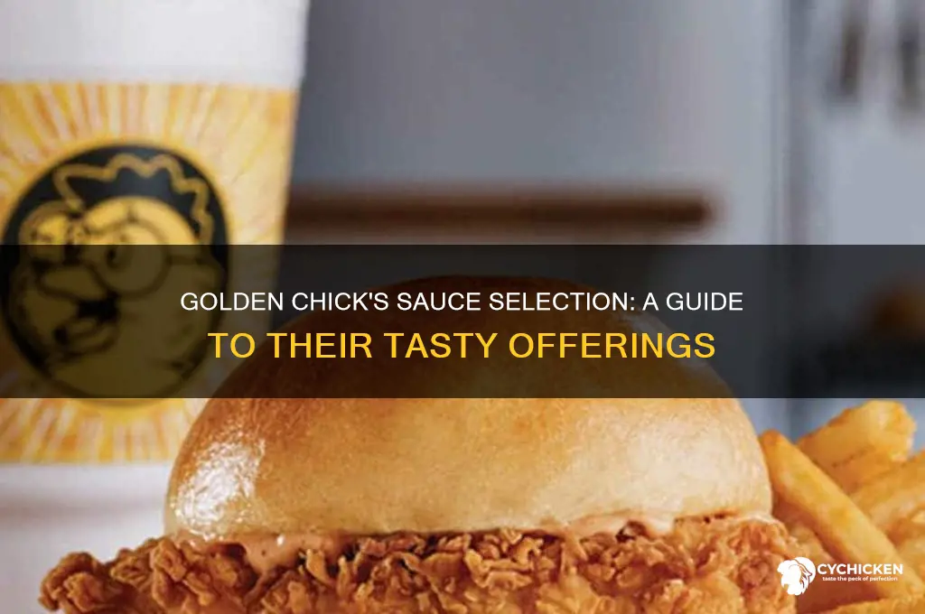 what sauces does golden chick have