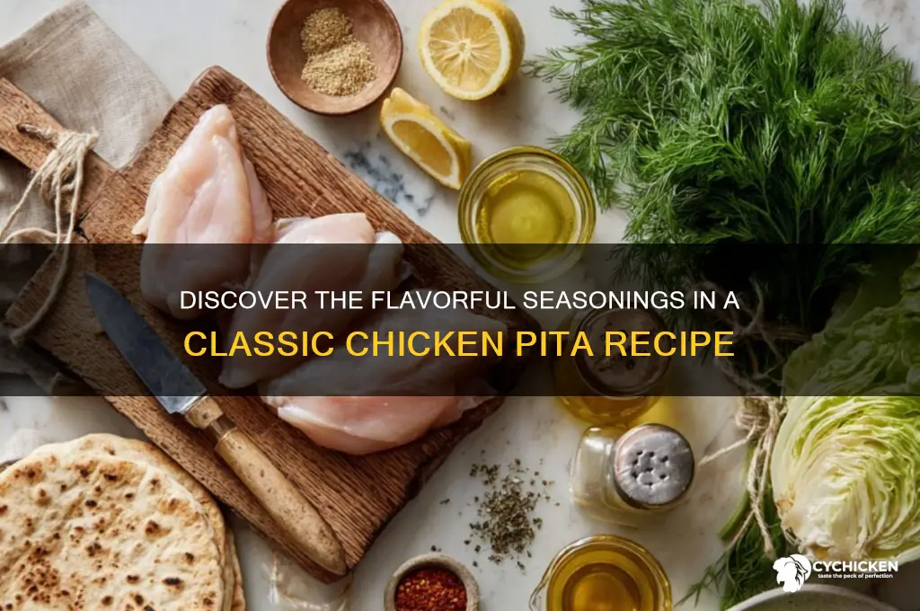 what seasoning are on a chicken pita