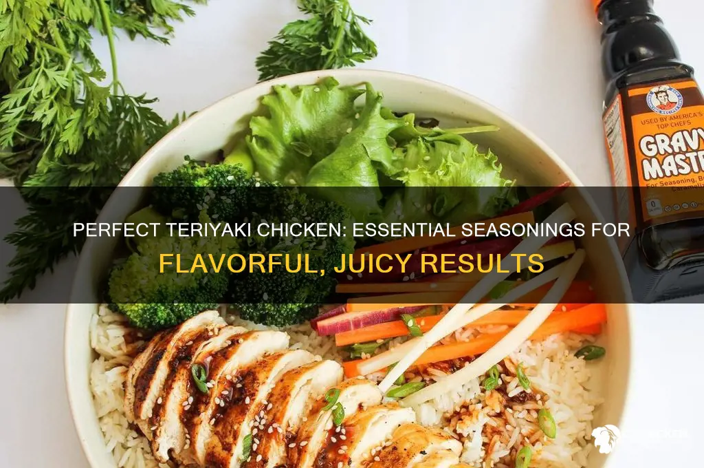 what seasoning do you put on teriyaki chicken