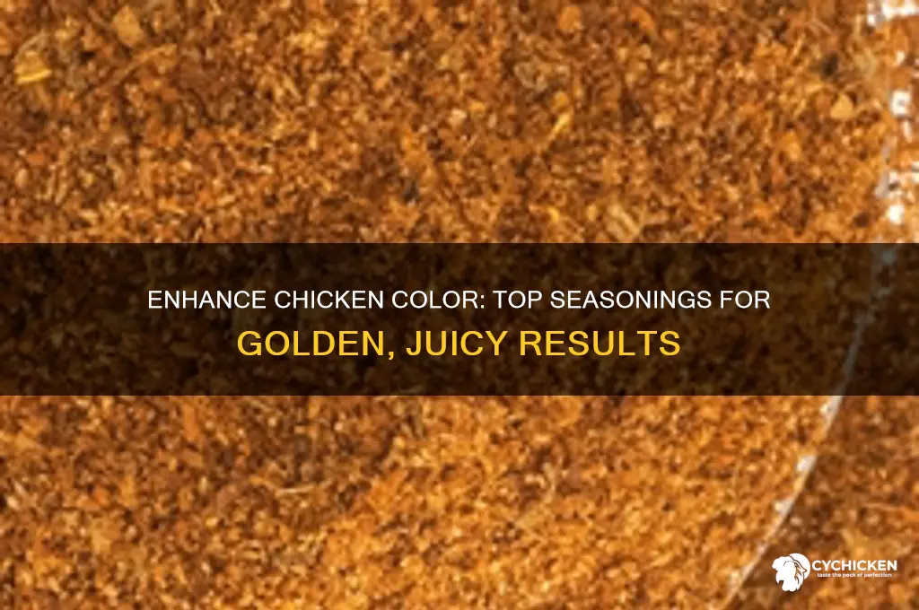 what seasoning help give color to chicken