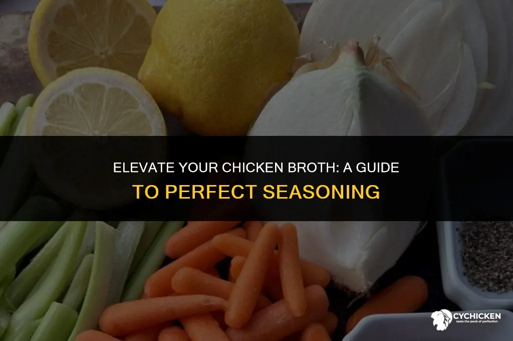 what seasoning to add to chicken broth