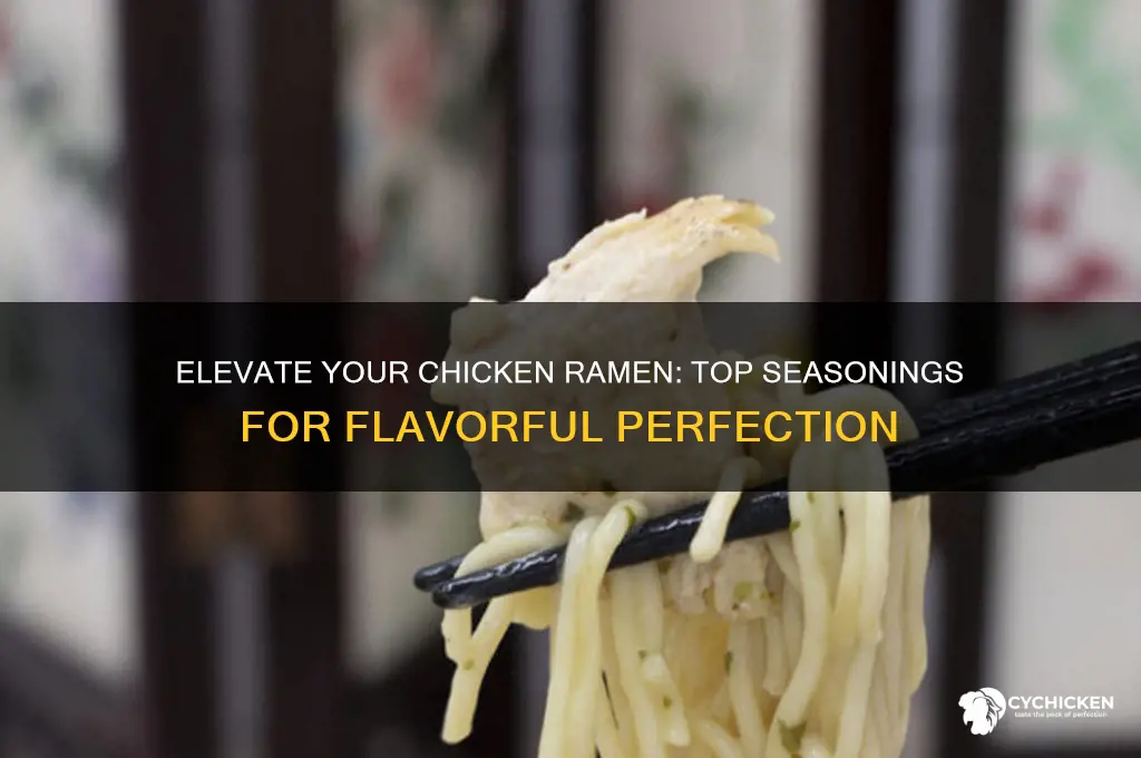 what seasoning to add to chicken ramen