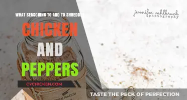 Spicing Shredded Chicken and Peppers: A Perfect Blend