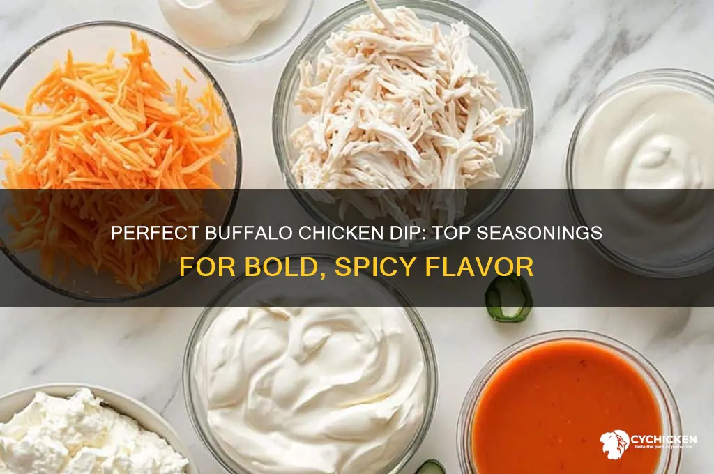 what seasoning to put in buffalo chicken dip