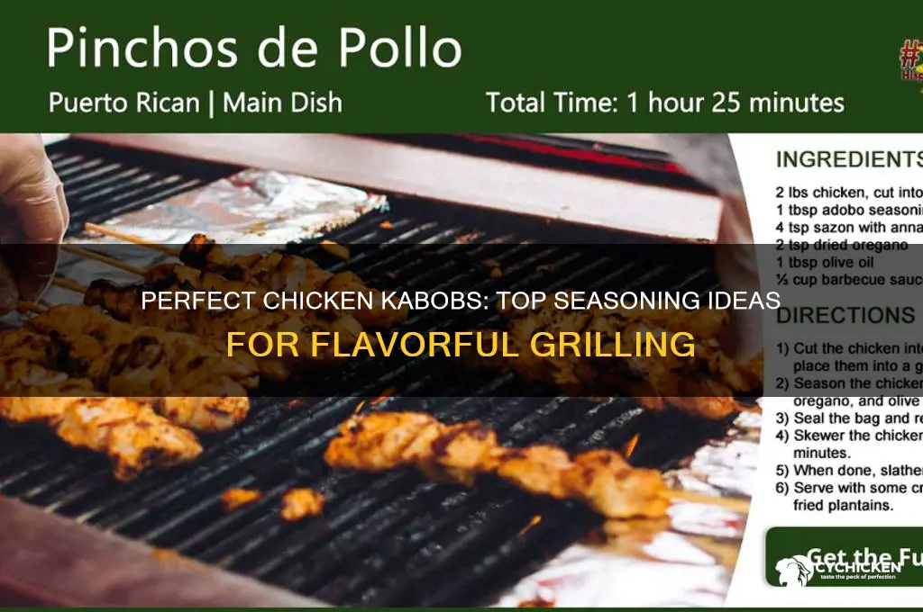 what seasoning to put on chicken kabobs