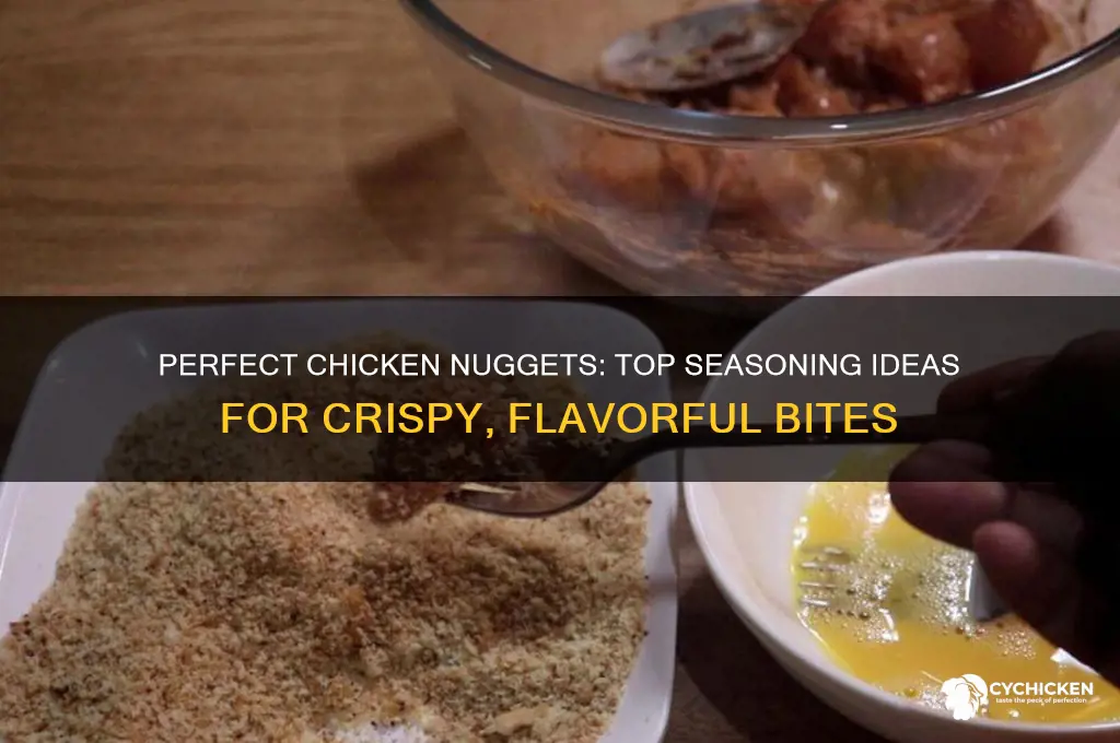 what seasoning to put on chicken nuggets