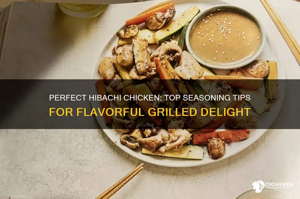 what seasoning to put on hibachi chicken
