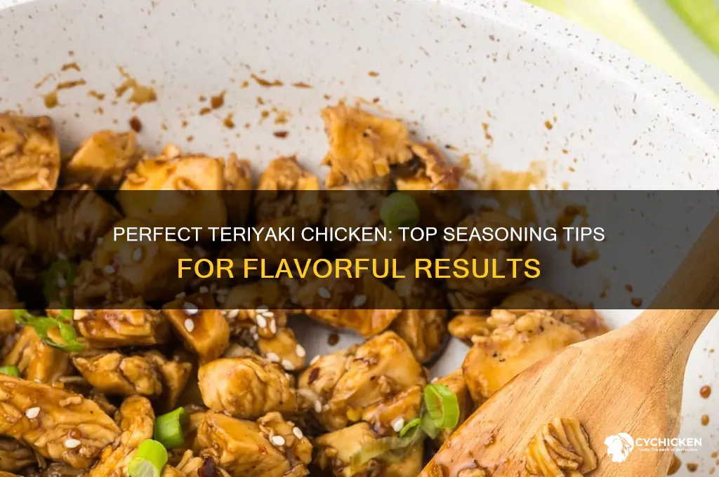 what seasoning to put on teriyaki chicken