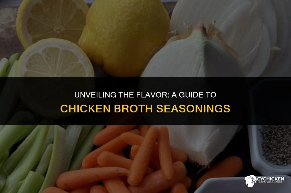 what seasonings are in chicken broth