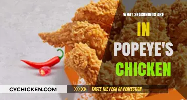 Popeye's Chicken Seasonings: Unlocking the Secret Flavor Blend