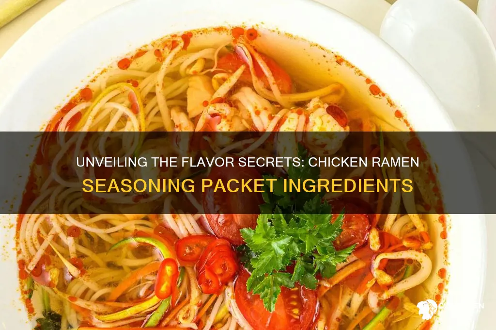 what seasonings are in the chicken ramen packet