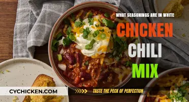 Discover the Flavorful Seasonings in White Chicken Chili Mix