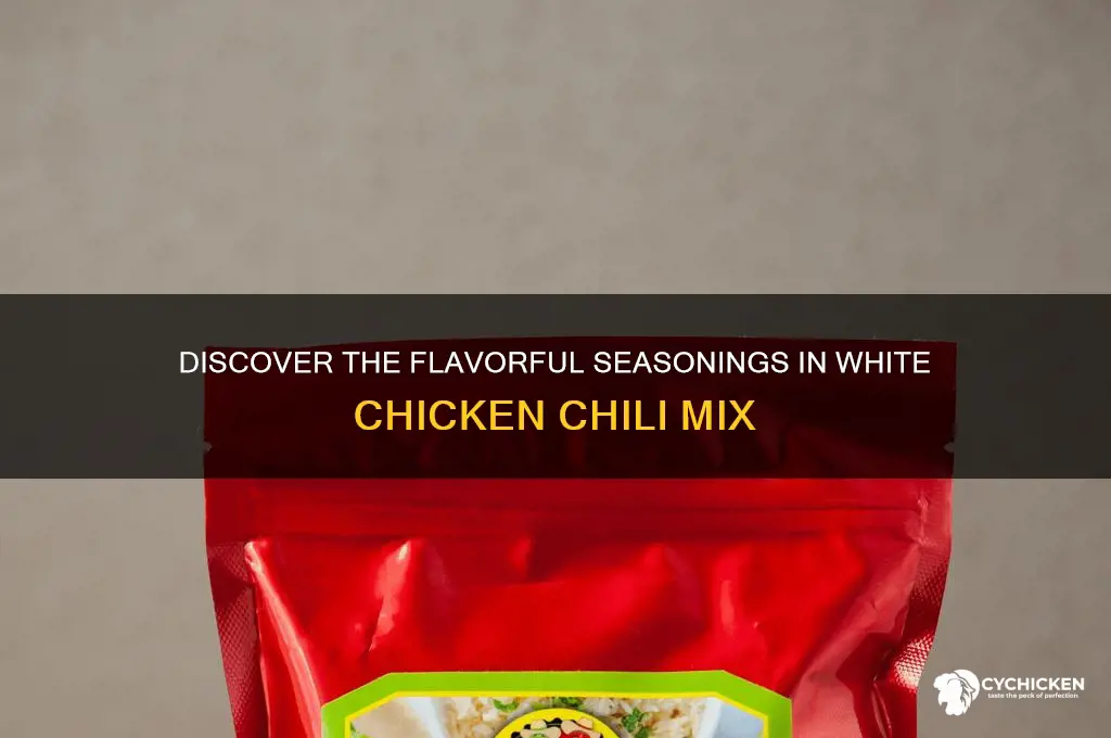 what seasonings are in white chicken chili mix