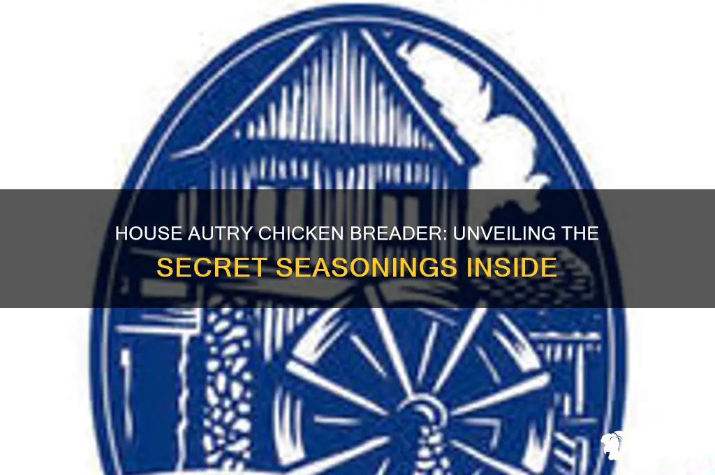 what seasonings are on house autry chicken breader